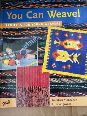 You Can Weave! Book with Bright Blue & Yellow Cover